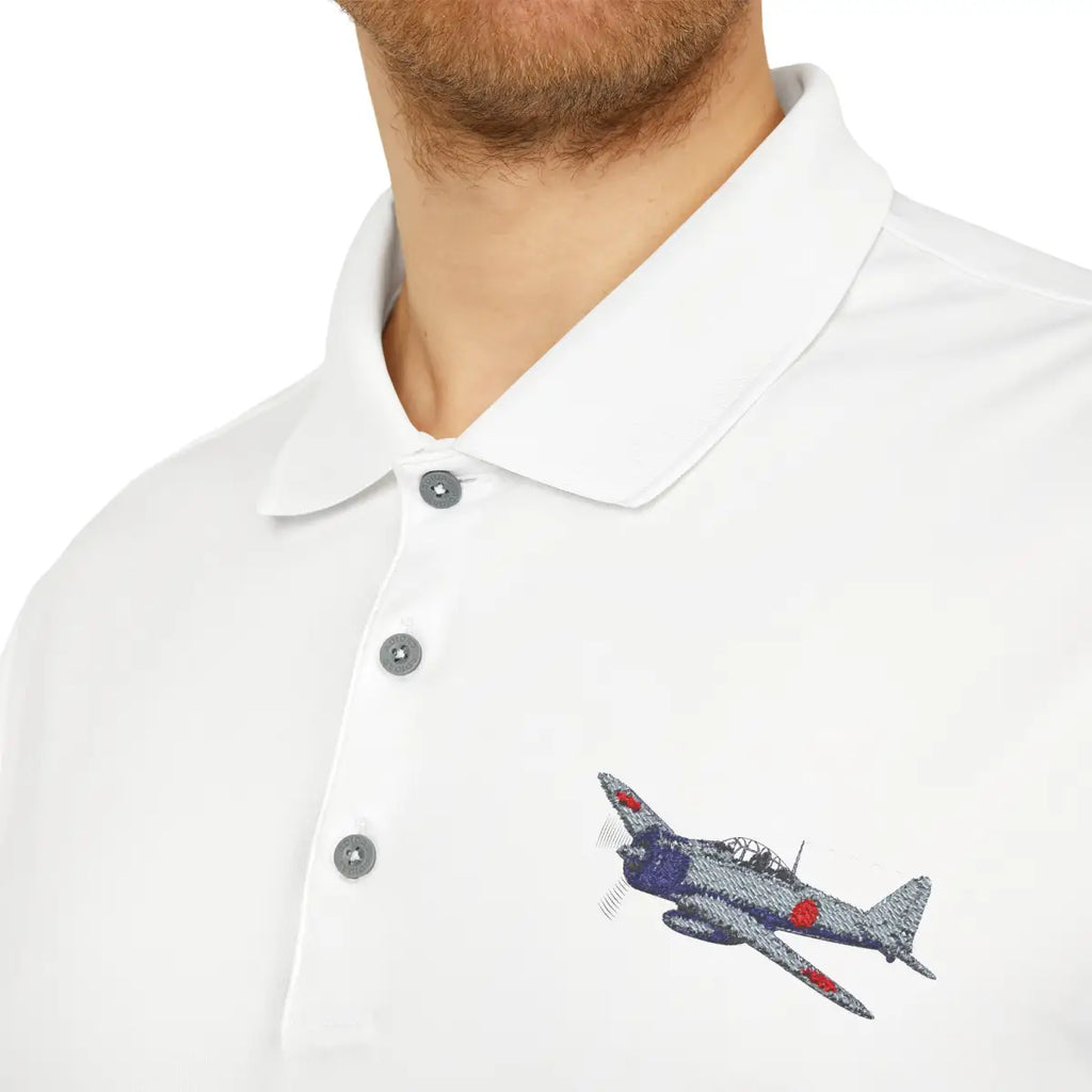 A6M Zero Performance Polo - T-Shirt - Gifts for pilots - Aviation apparel
