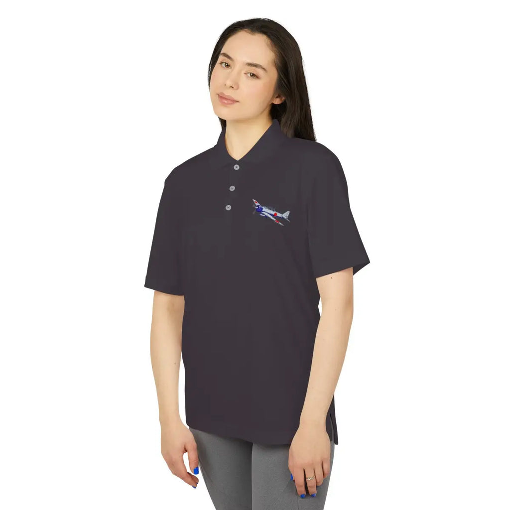 A6M Zero Performance Polo - T-Shirt - Gifts for pilots - Aviation apparel
