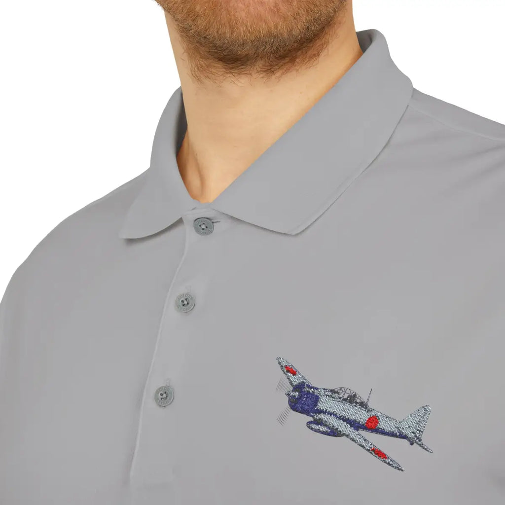 A6M Zero Performance Polo - T-Shirt - Gifts for pilots - Aviation apparel
