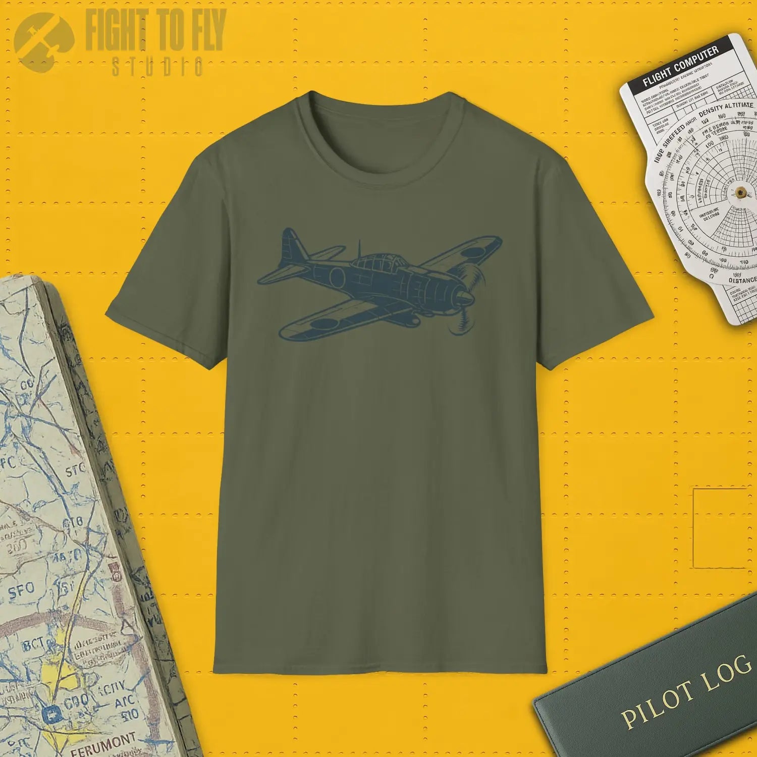 A6M Zero Premium T-Shirt - Pilot gifts - WWII warbird t-shirt