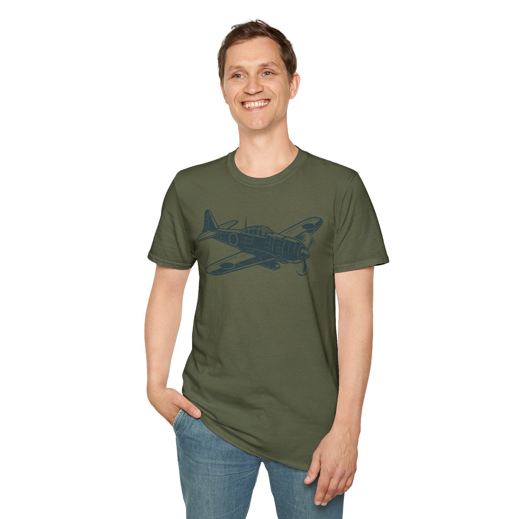 A6M Zero Premium T-Shirt – Mitsubishi WWII Japanese Fighter Tee - Pilot gifts - warbird t-shirt