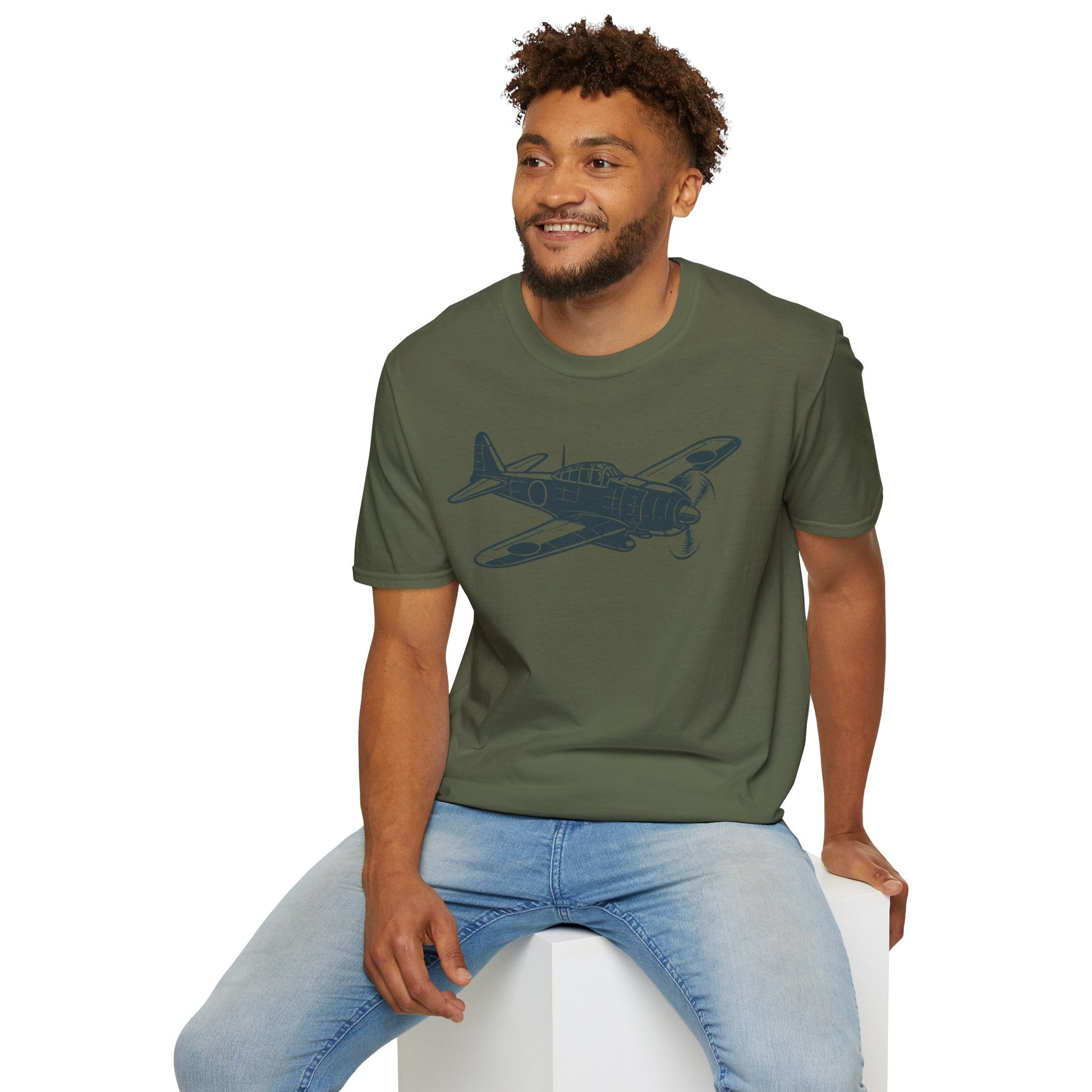 A6M Zero Premium T-Shirt – Mitsubishi WWII Japanese Fighter Tee - Pilot gifts - warbird t-shirt