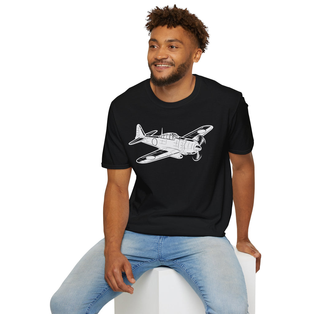 A6M Zero Premium T-Shirt – Mitsubishi WWII Japanese Fighter Tee - Pilot gifts - warbird t-shirt