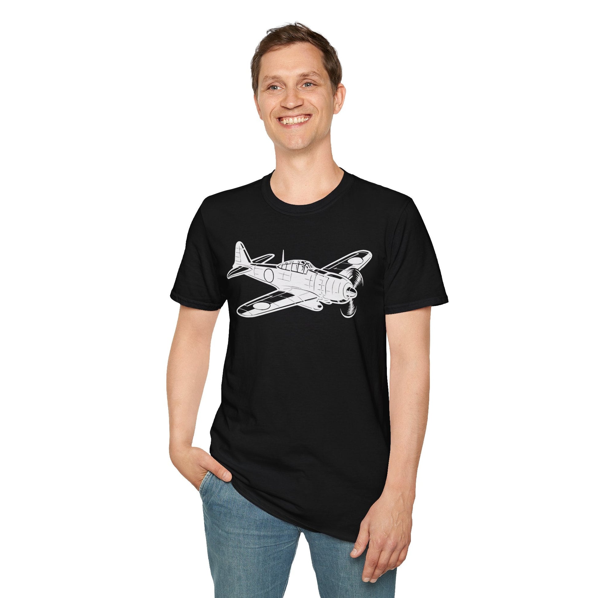A6M Zero Premium T-Shirt – Mitsubishi WWII Japanese Fighter Tee - Pilot gifts - warbird t-shirt