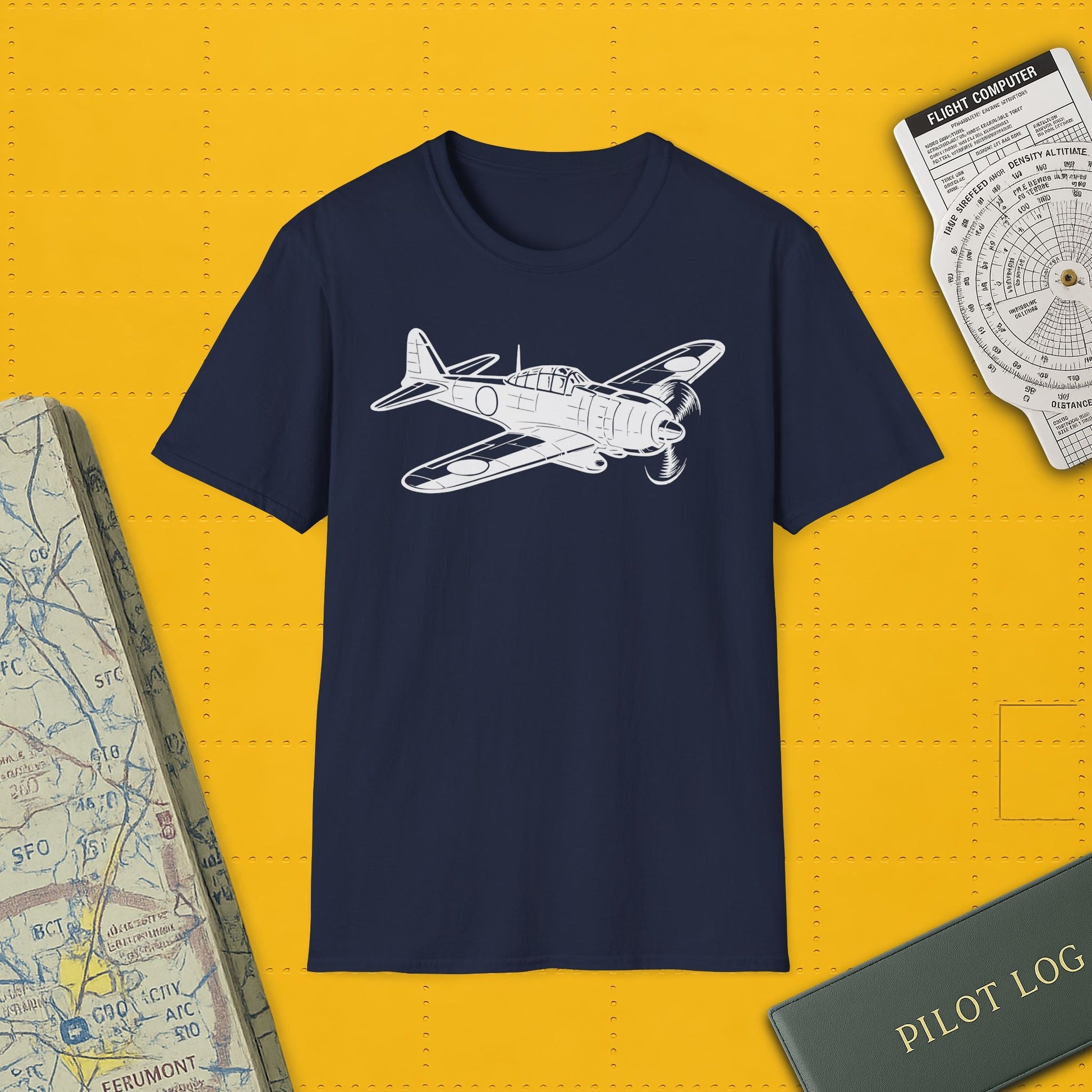A6M Zero Premium T-Shirt – Mitsubishi WWII Japanese Fighter Tee - Pilot gifts - warbird t-shirt