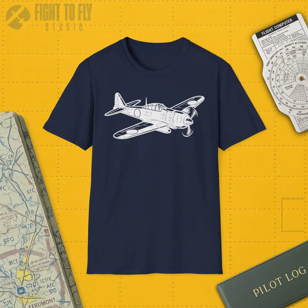 A6M Zero Premium T-Shirt - Pilot gifts - WWII warbird t-shirt