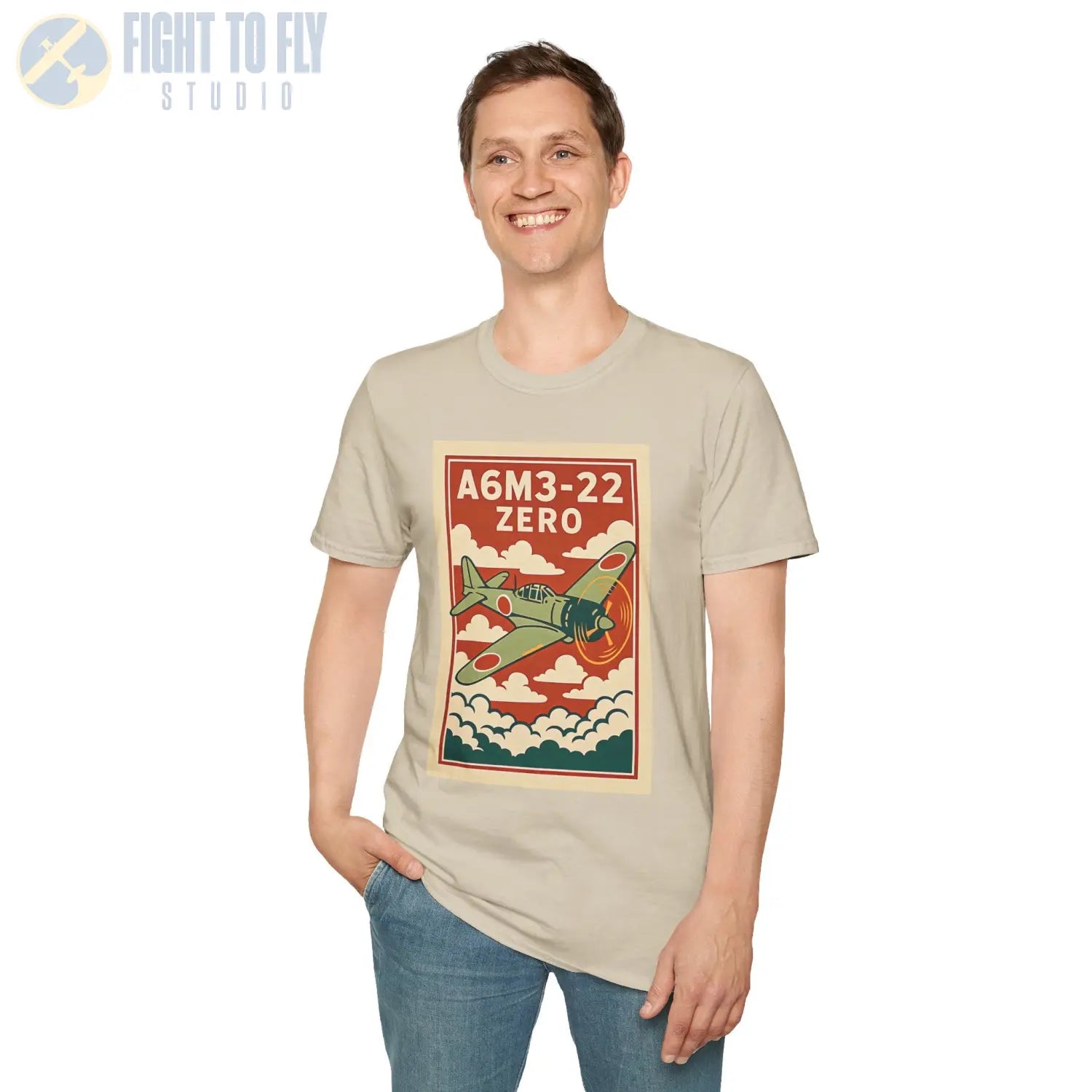 A6M Zero Premium Full Graphic T-Shirt - Pilot gifts - WWII warbird t-shirt