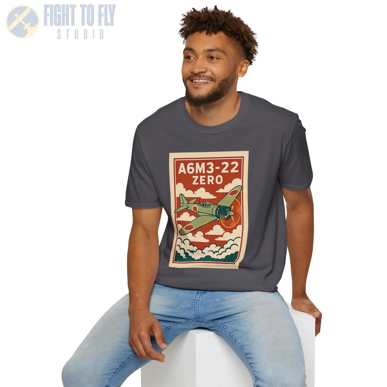 A6M Zero Premium Full Graphic T-Shirt - Pilot gifts - WWII warbird t-shirt