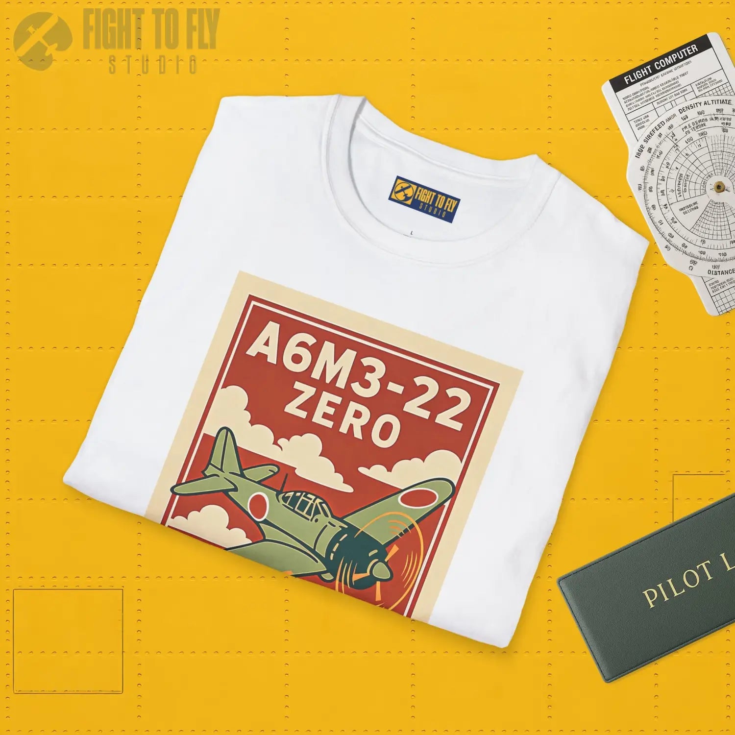 A6M Zero Premium Full Graphic T-Shirt - Pilot gifts - WWII warbird t-shirt