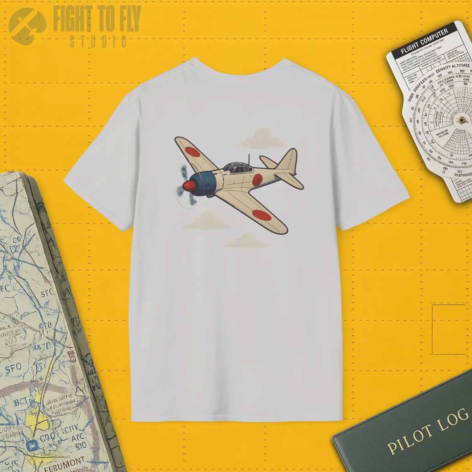 A6M Zero Premium Full Graphic T-Shirt - Pilot gifts - WWII warbird t-shirt