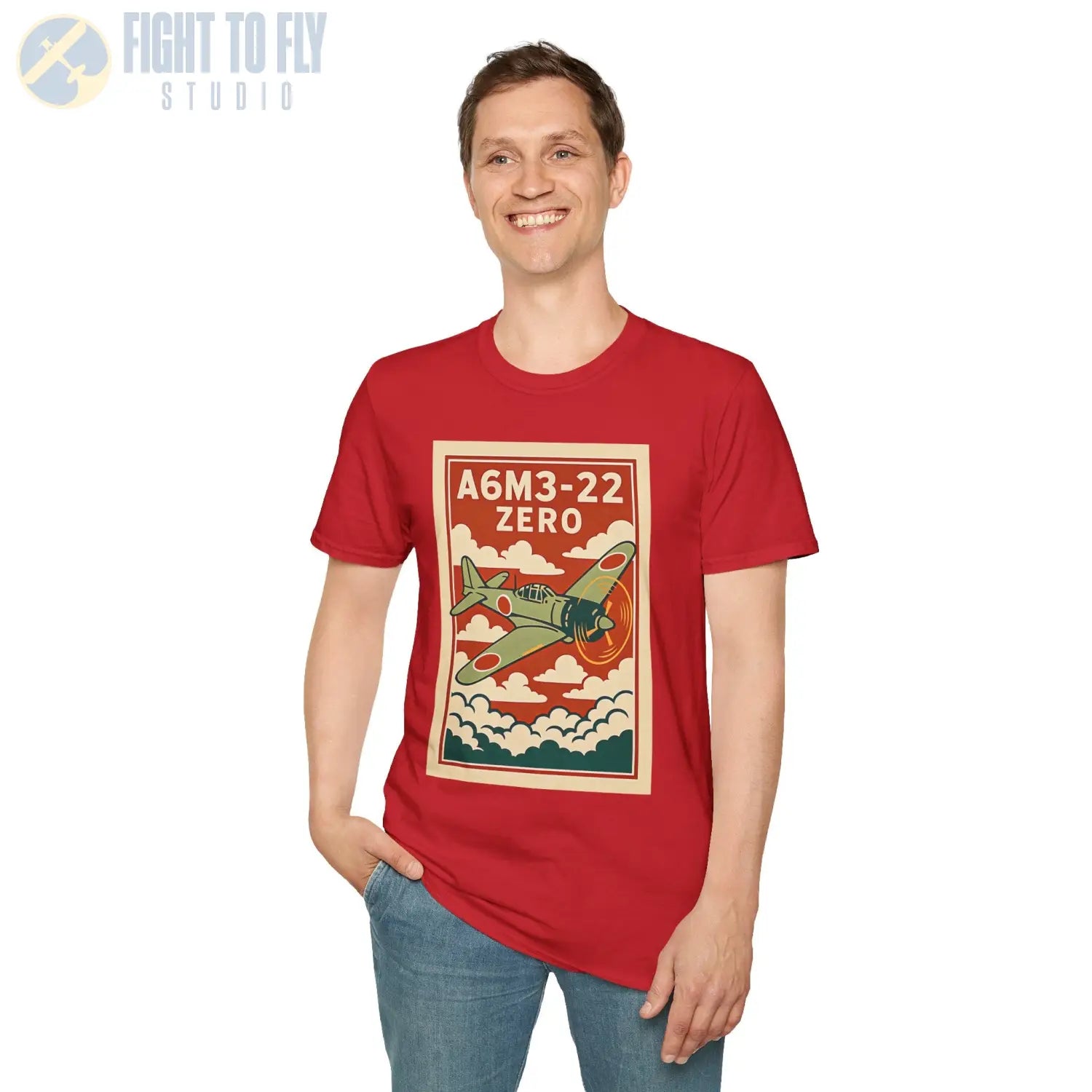 A6M Zero Premium Full Graphic T-Shirt - Pilot gifts - WWII warbird t-shirt