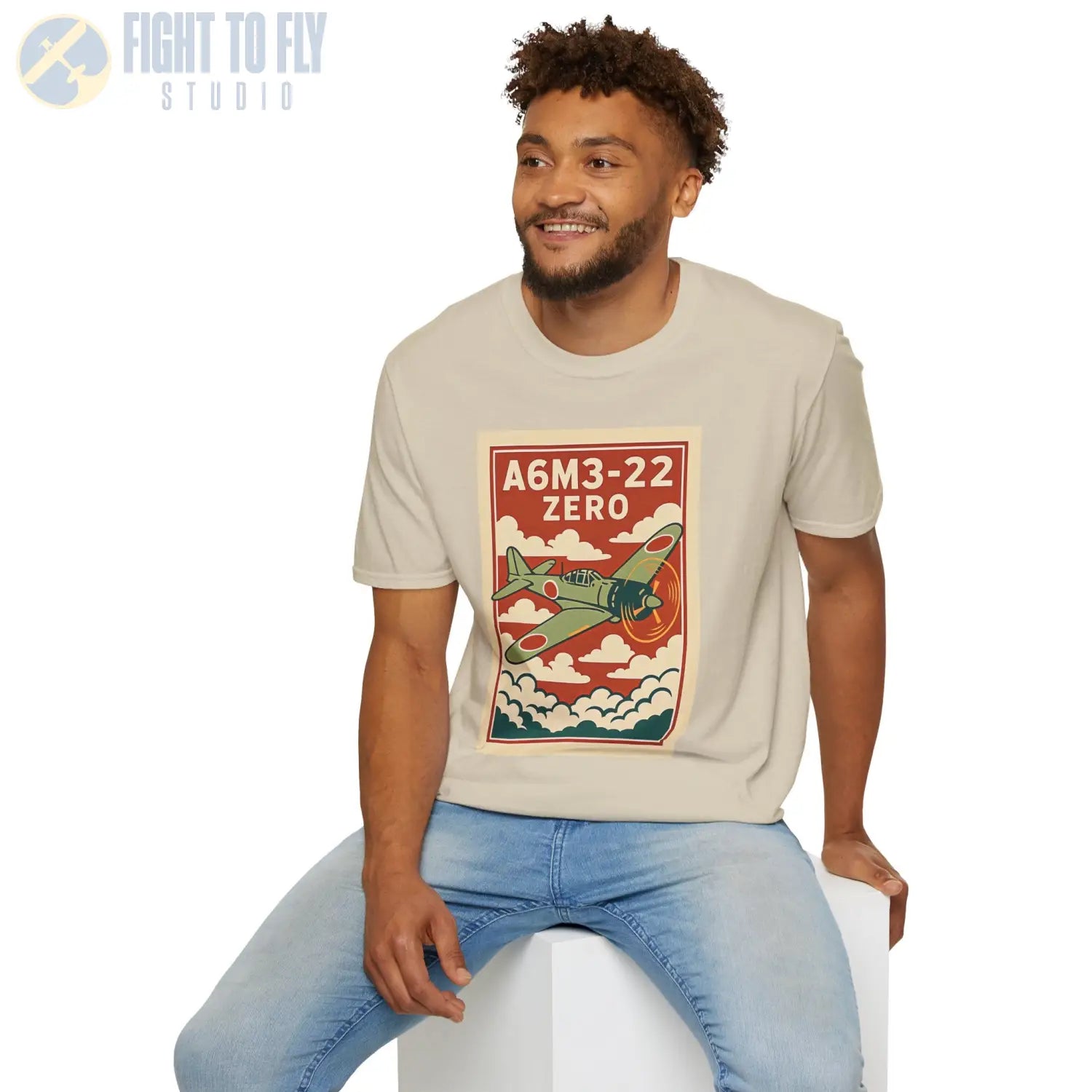 A6M Zero Premium Full Graphic T-Shirt - Pilot gifts - WWII warbird t-shirt