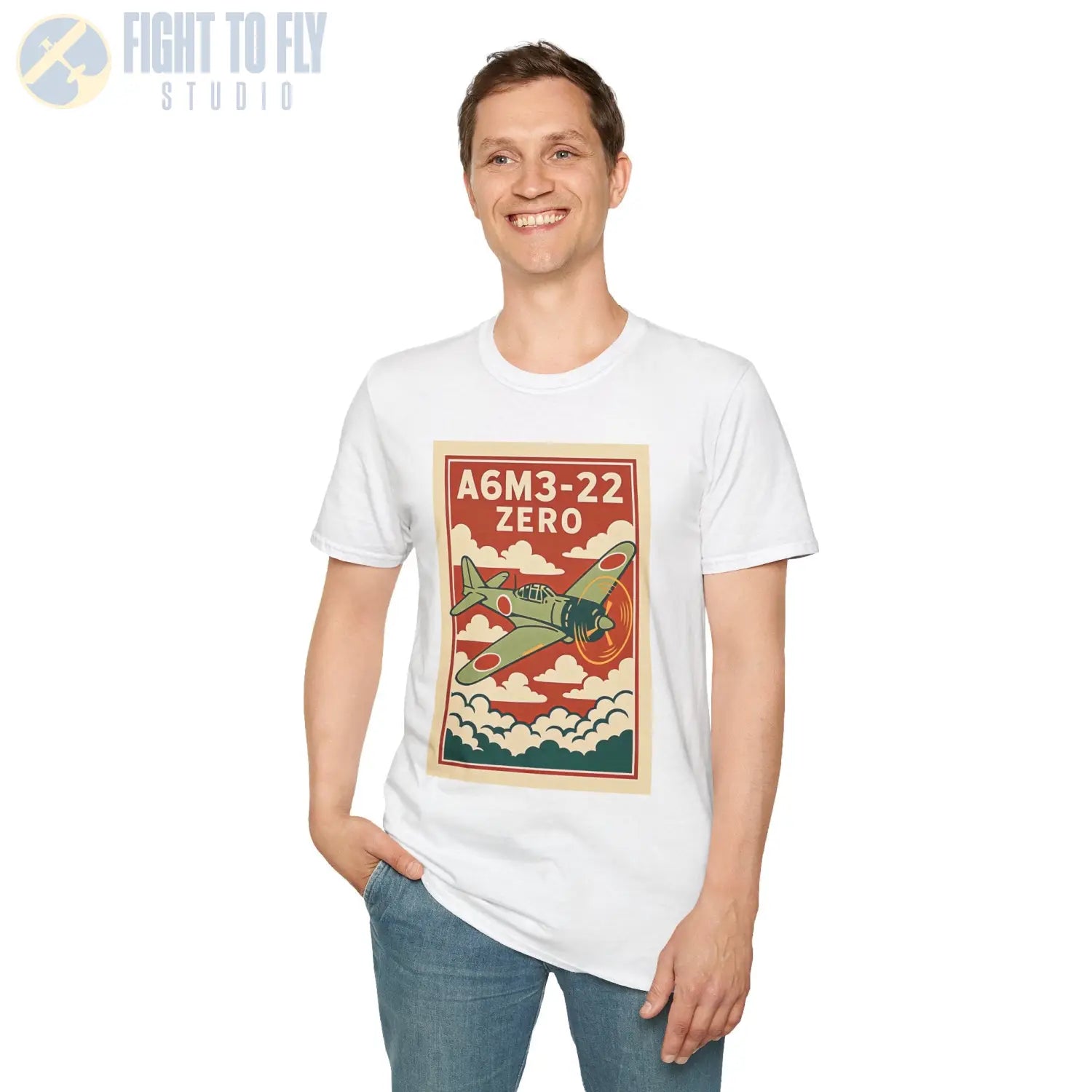 A6M Zero Premium Full Graphic T-Shirt - Pilot gifts - WWII warbird t-shirt