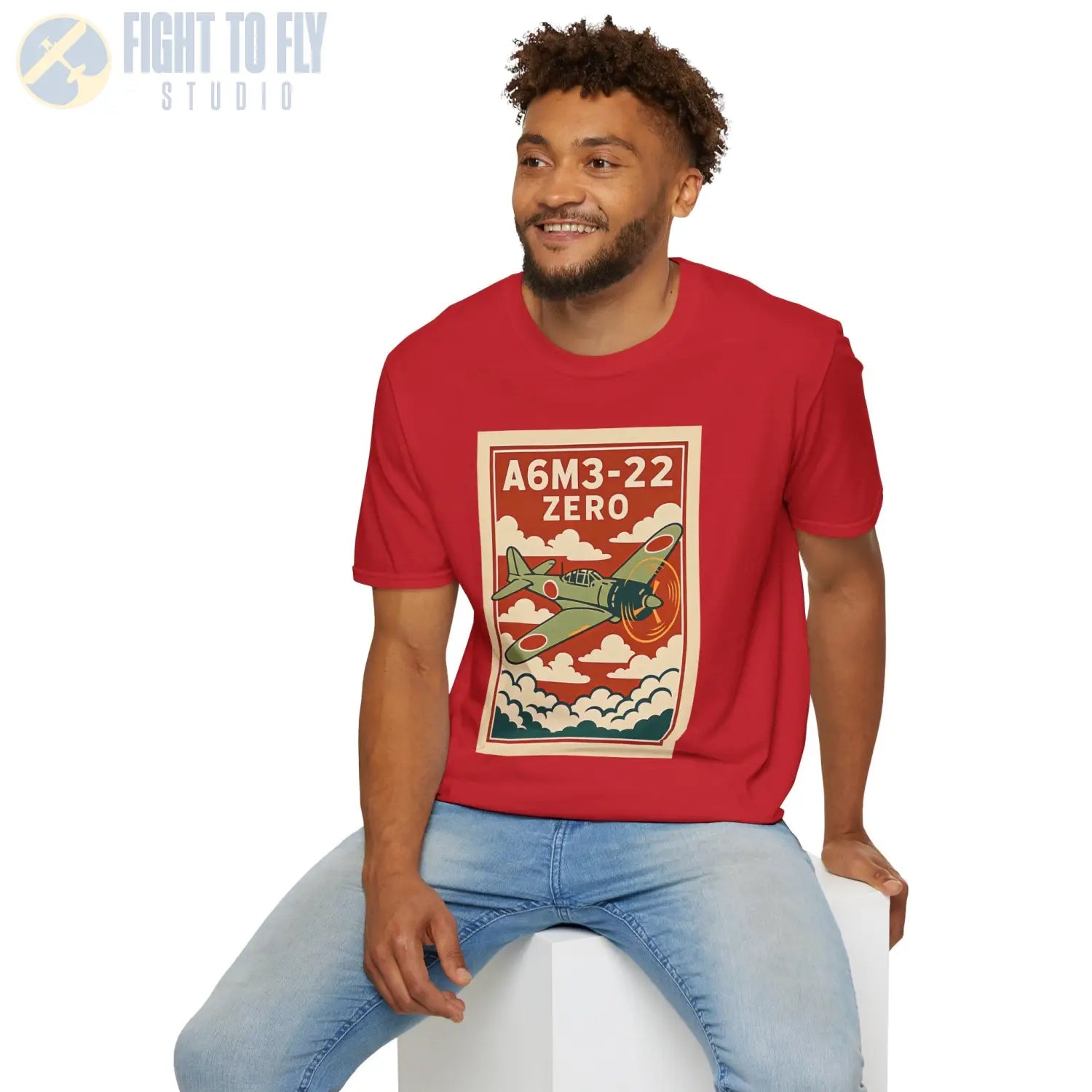 A6M Zero Premium Full Graphic T-Shirt - Pilot gifts - WWII warbird t-shirt