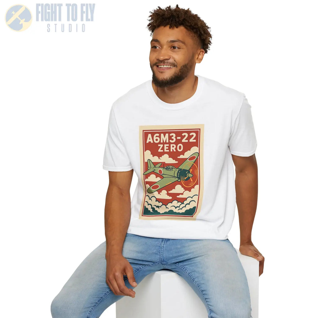 A6M Zero Premium Full Graphic T-Shirt - Pilot gifts - WWII warbird t-shirt