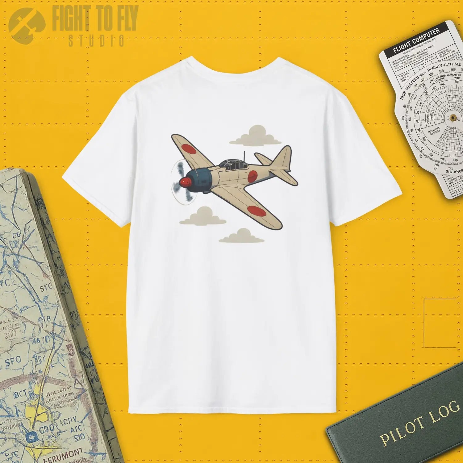 A6M Zero Premium Full Graphic T-Shirt - Pilot gifts - WWII warbird t-shirt
