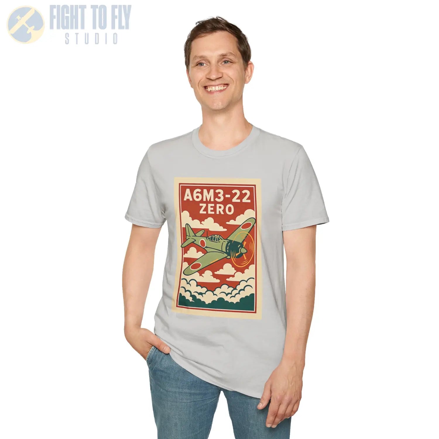 A6M Zero Premium Full Graphic T-Shirt - Pilot gifts - WWII warbird t-shirt