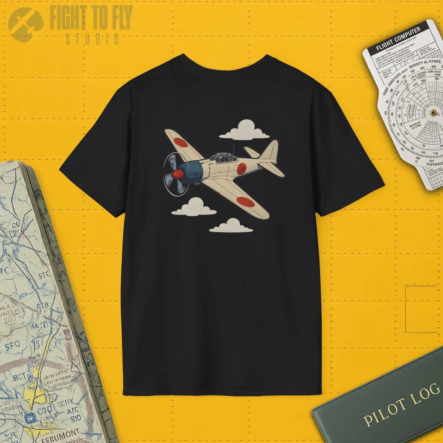 A6M Zero Premium Full Graphic T-Shirt - Pilot gifts - WWII warbird t-shirt