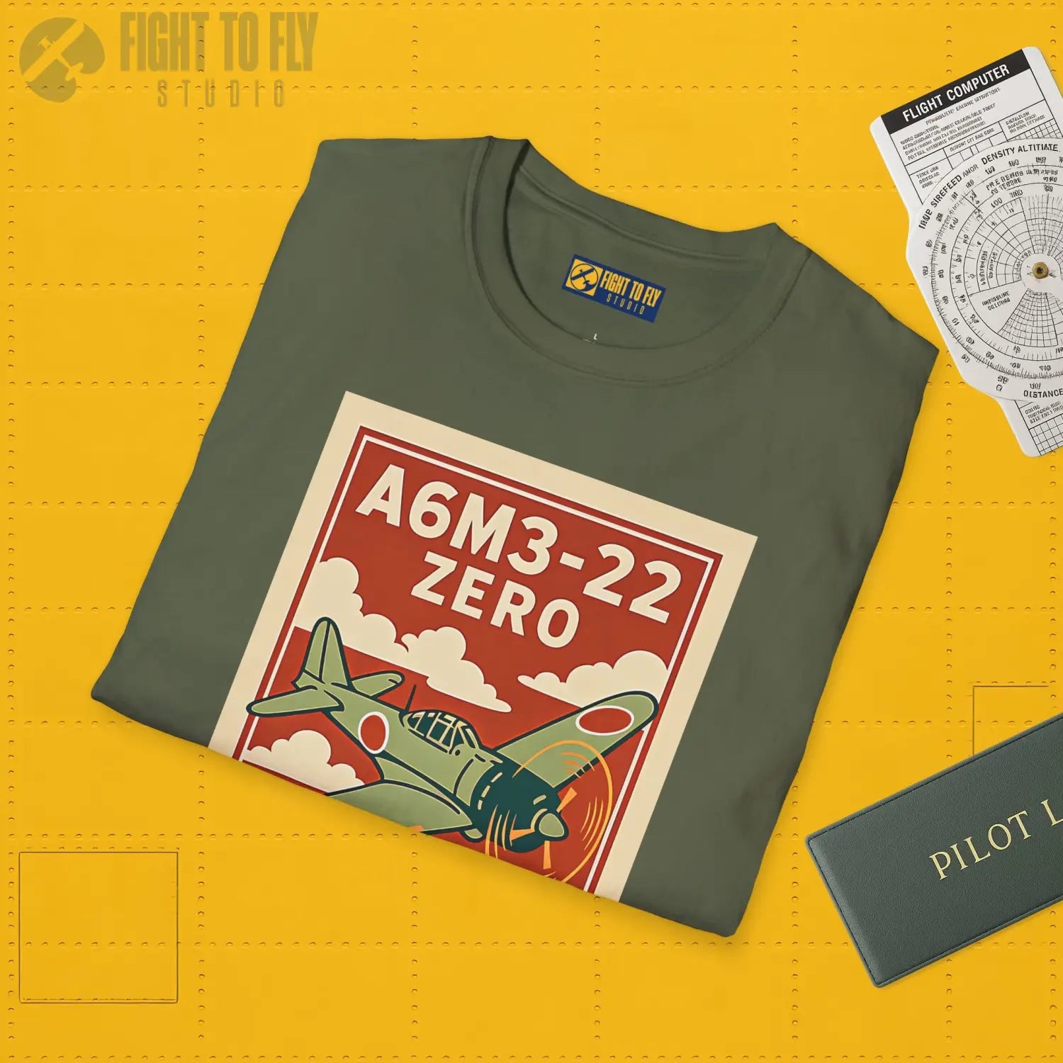 A6M Zero Premium Full Graphic T-Shirt - Pilot gifts - WWII warbird t-shirt