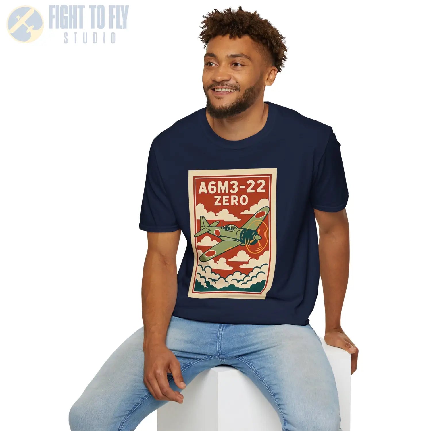 A6M Zero Premium Full Graphic T-Shirt - Pilot gifts - WWII warbird t-shirt