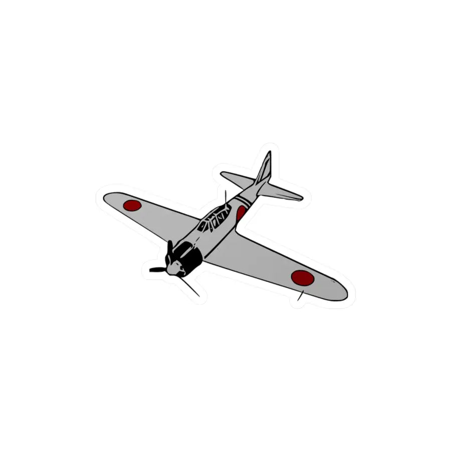 A6M3 Zero Kiss-Cut Vinyl Decal - Paper products - Gifts for pilots - Aviation apparel