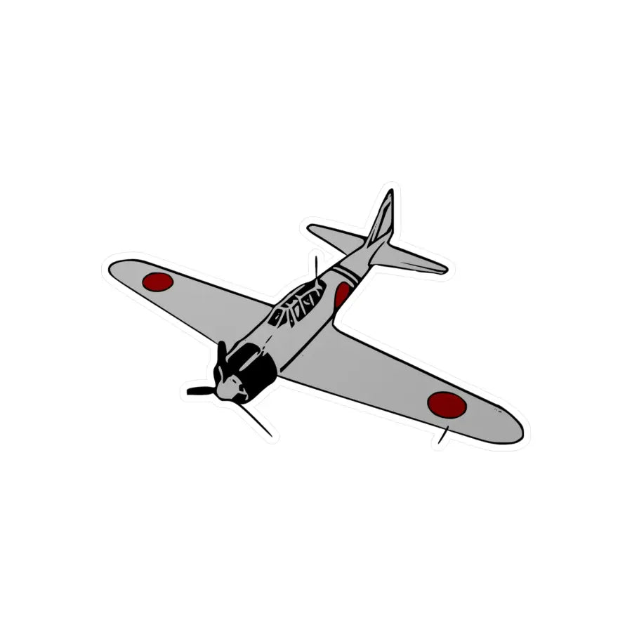 A6M3 Zero Kiss-Cut Vinyl Decal - Paper products - Gifts for pilots - Aviation apparel