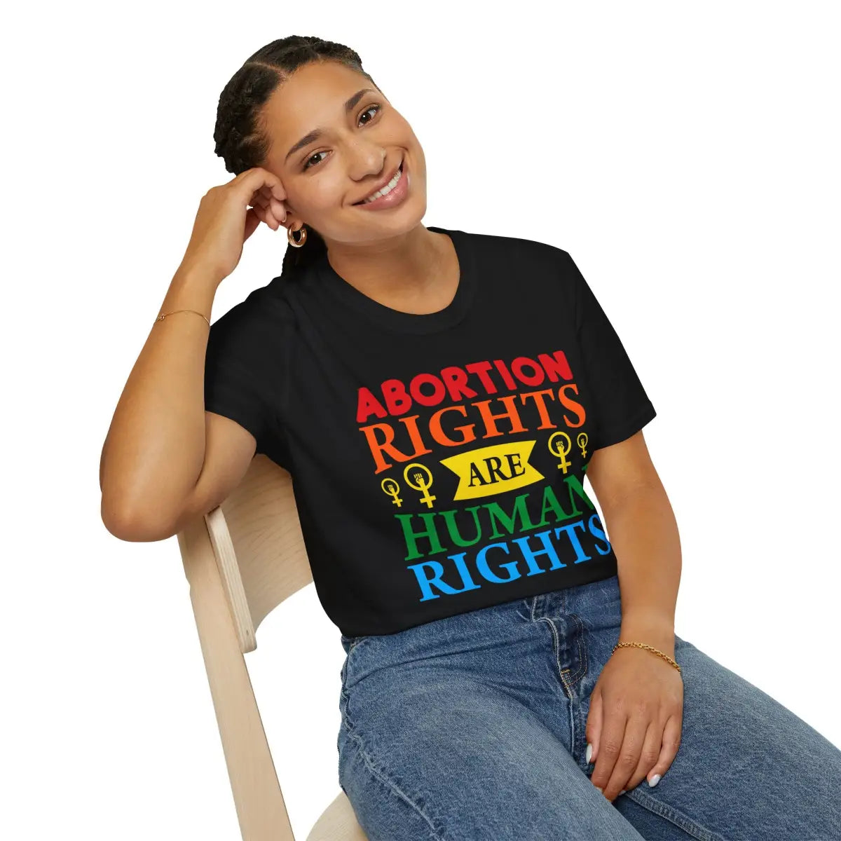Abortion Rights Human - T-Shirt - Pilot gifts - WWII warbird t-shirt