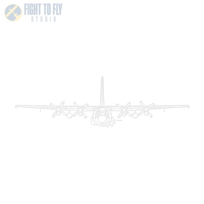 AC-130U Gun Ship Die Cut Metal Wall Art - Sign - Pilot gifts - WWII warbird t-shirt