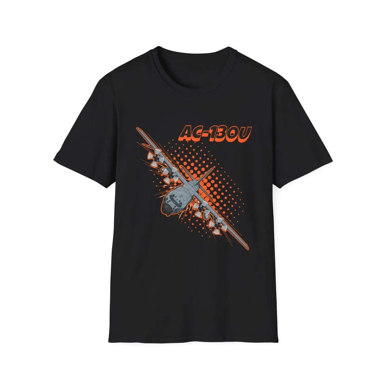 AC-130U Spooky Comic Style T-Shirt - Pilot gifts - WWII warbird t-shirt