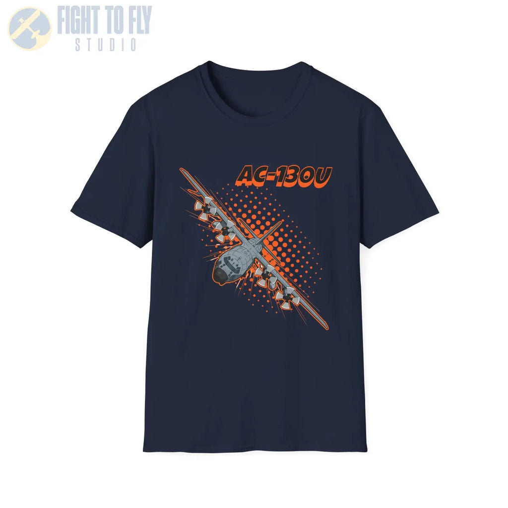 AC-130U Spooky Comic Style T-Shirt - Pilot gifts - WWII warbird t-shirt