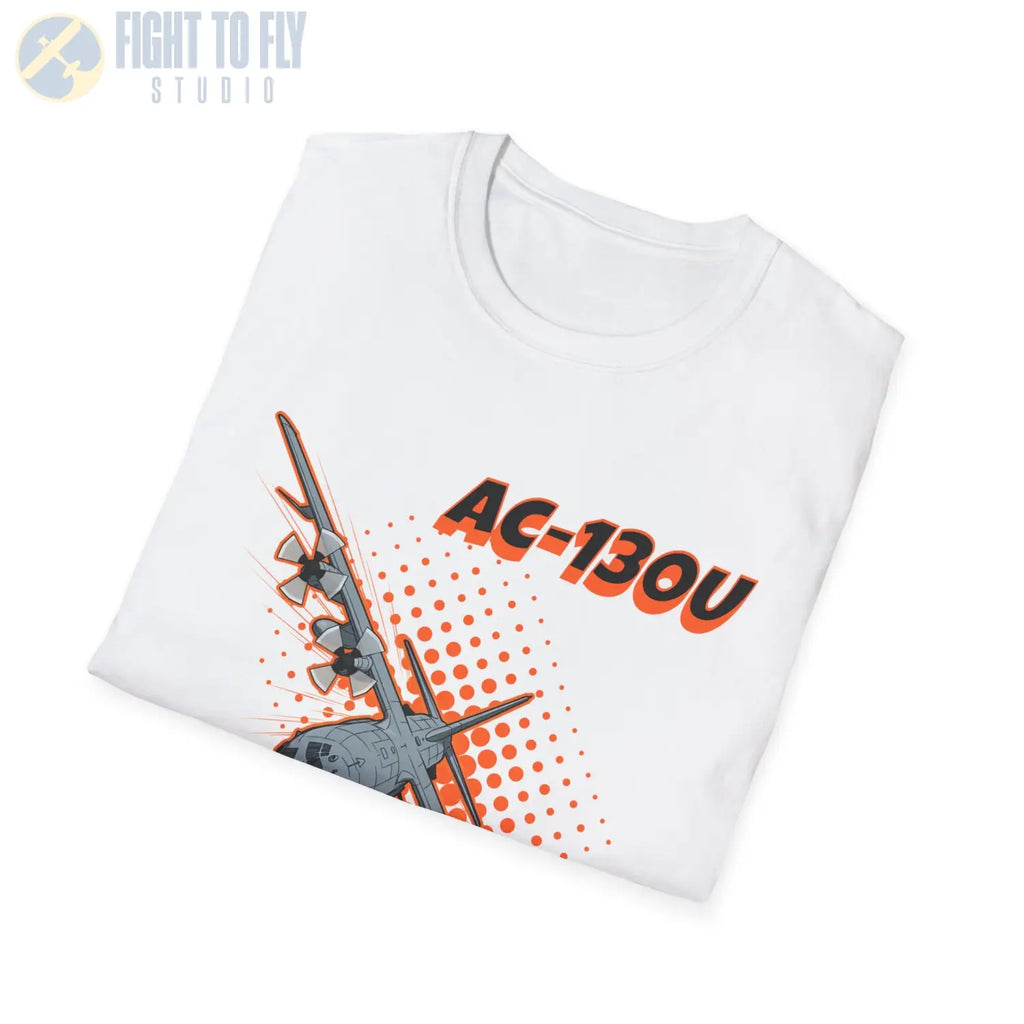 AC-130U Spooky Comic Style T-Shirt - Pilot gifts - WWII warbird t-shirt
