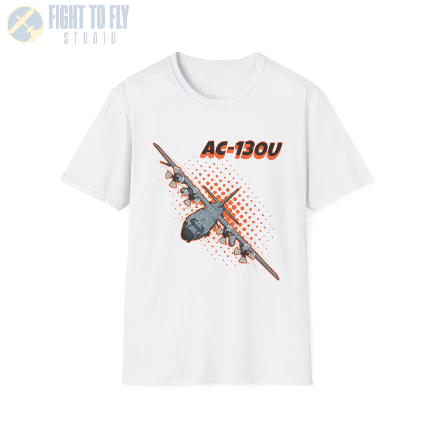 AC-130U Spooky Comic Style T-Shirt - Pilot gifts - WWII warbird t-shirt
