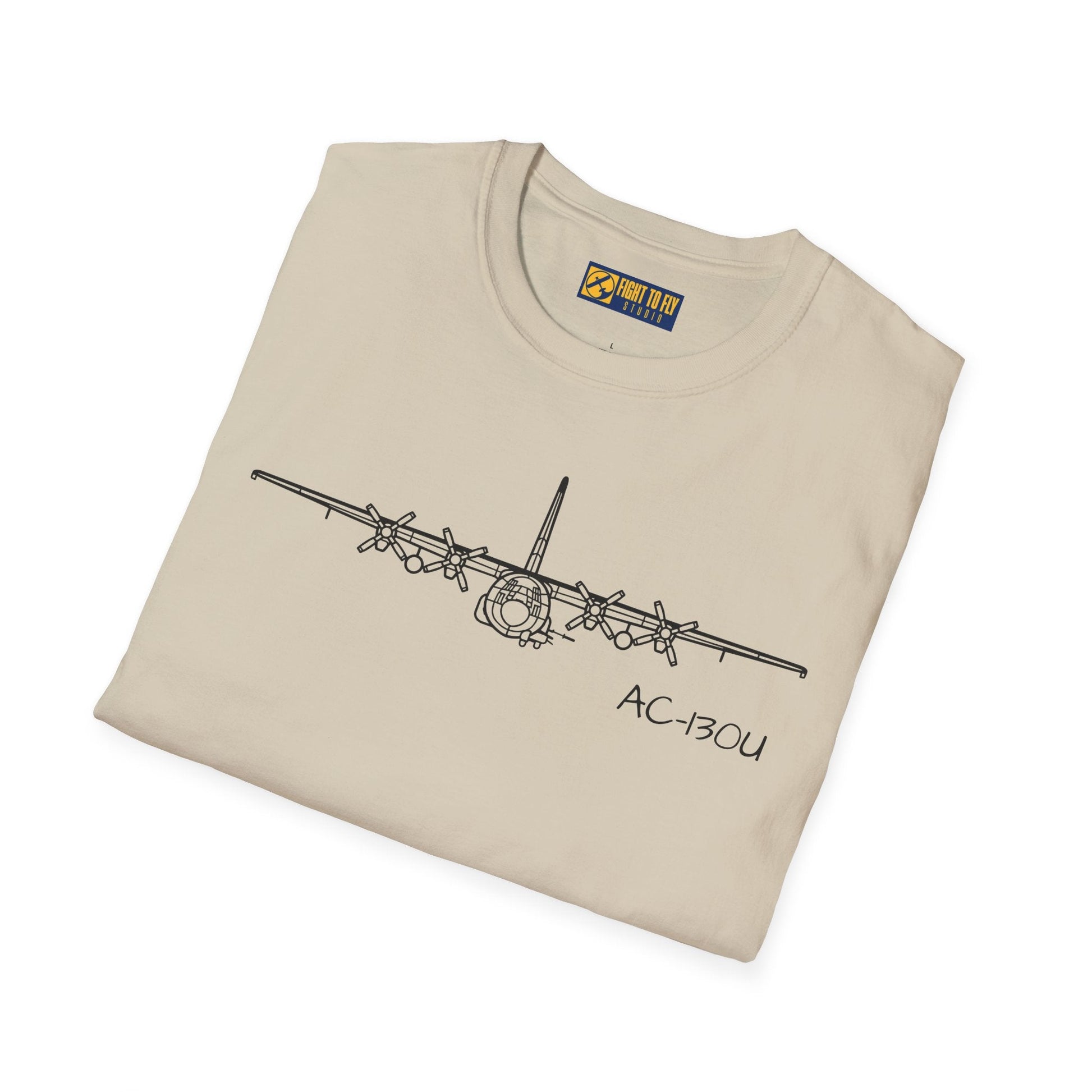 AC-130U T-Shirt – Gunship Close Air Support Aviation Tee - Gifts for pilots - apparel
