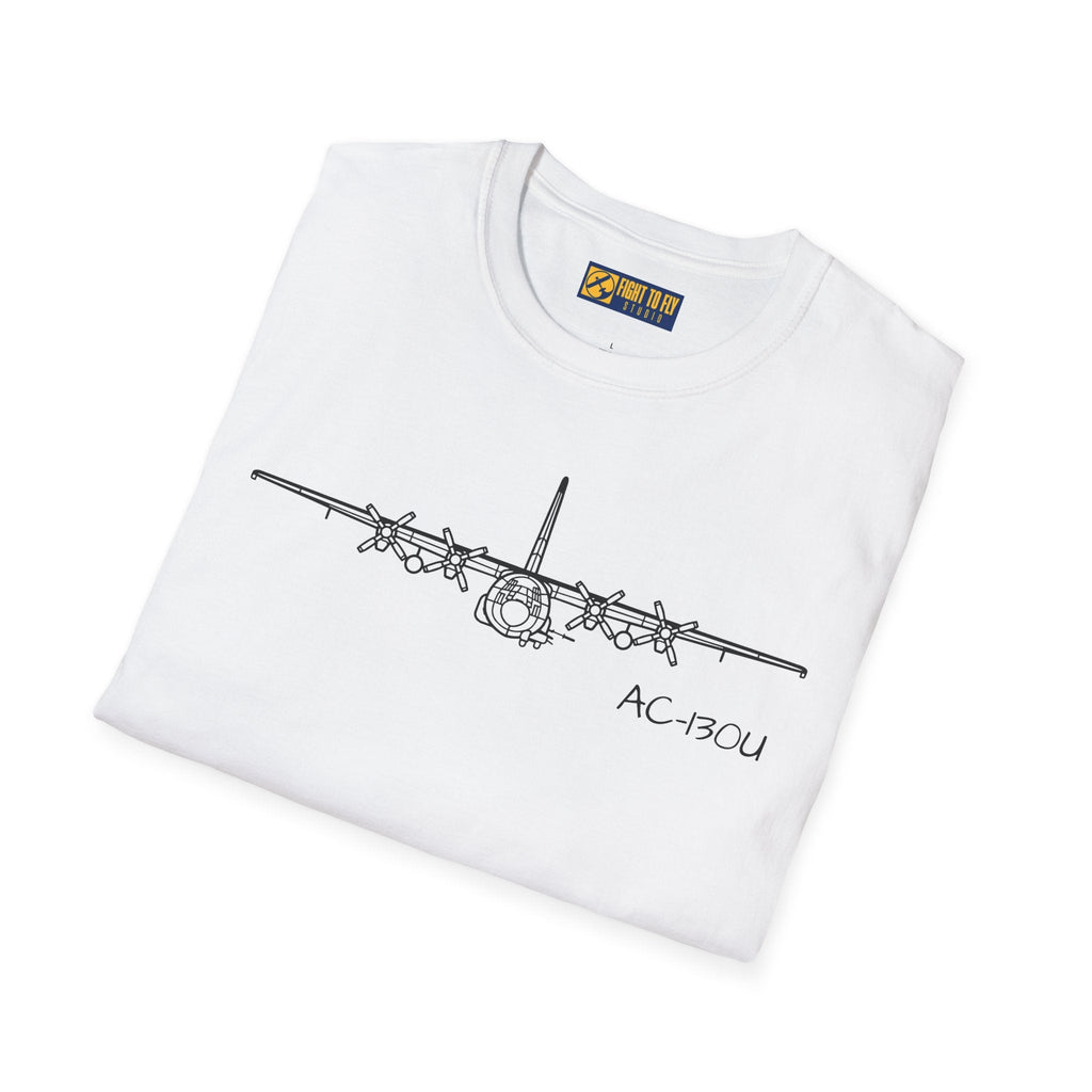 AC-130U T-Shirt – Gunship Close Air Support Aviation Tee - Gifts for pilots - apparel