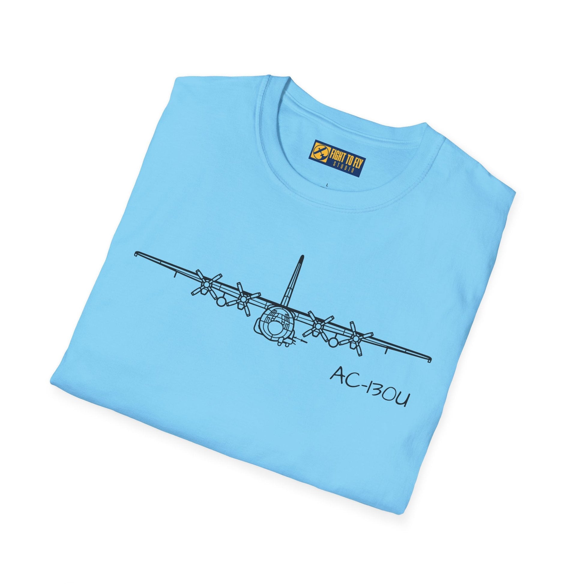 AC-130U T-Shirt – Gunship Close Air Support Aviation Tee - Gifts for pilots - apparel