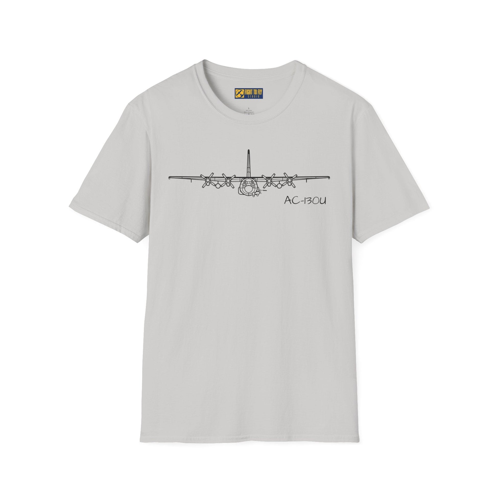 AC-130U T-Shirt – Gunship Close Air Support Aviation Tee - Gifts for pilots - apparel
