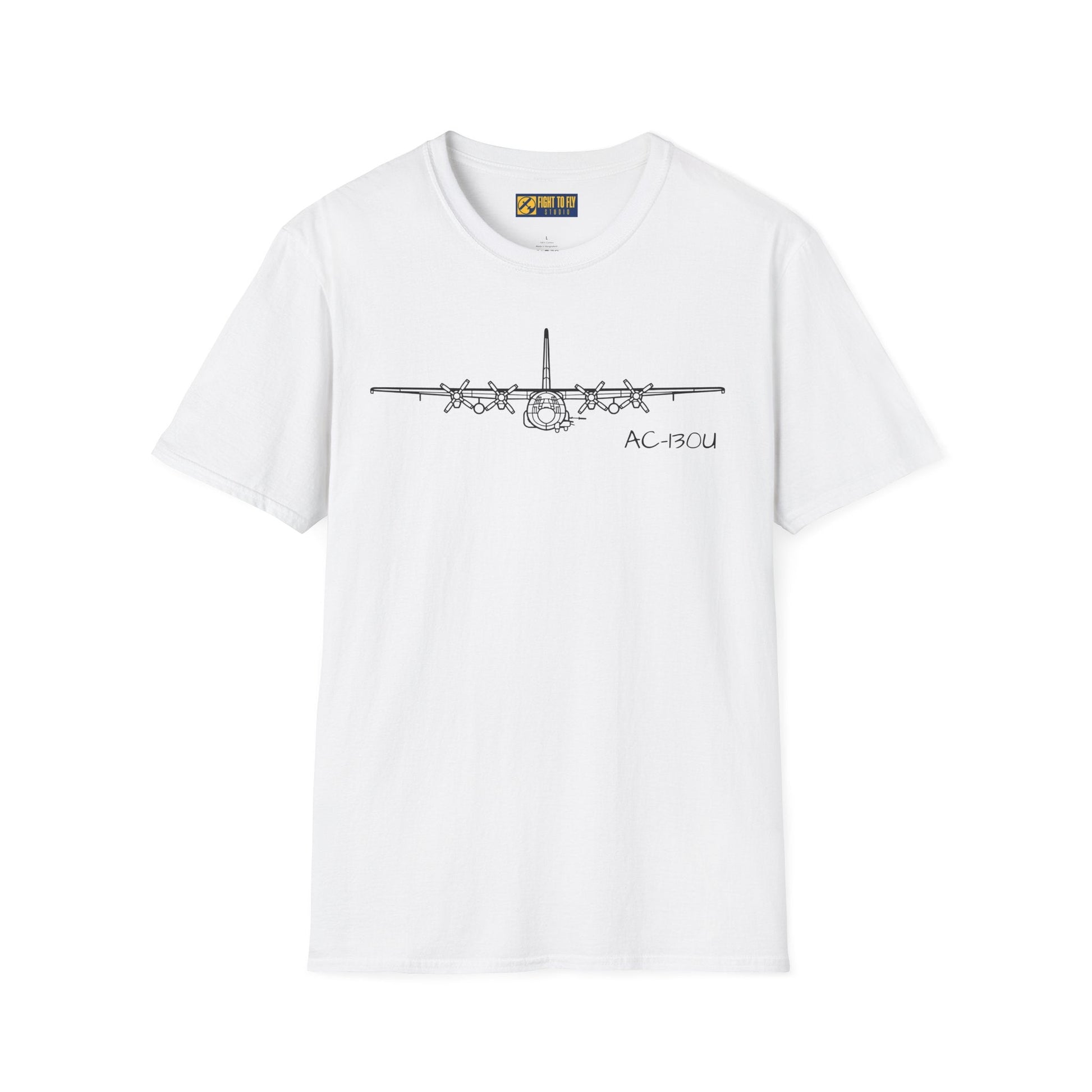 AC-130U T-Shirt – Gunship Close Air Support Aviation Tee - Gifts for pilots - apparel