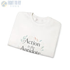 Action Is the Antidote to Despair Crewneck Sweatshirt - Pilot gifts - WWII warbird t-shirt