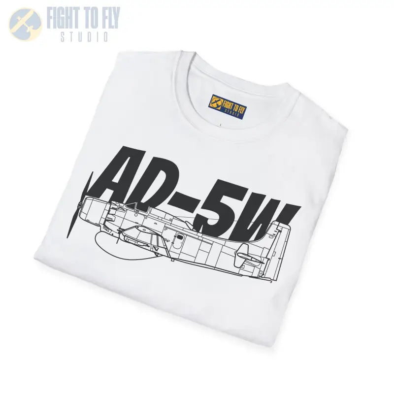 AD 5W Skyraider Side Profile T Shirt Pilot gifts WWII warbird t shirt