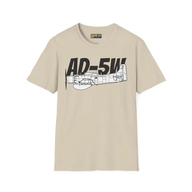 AD 5W Skyraider Side Profile T Shirt Pilot gifts WWII warbird t shirt