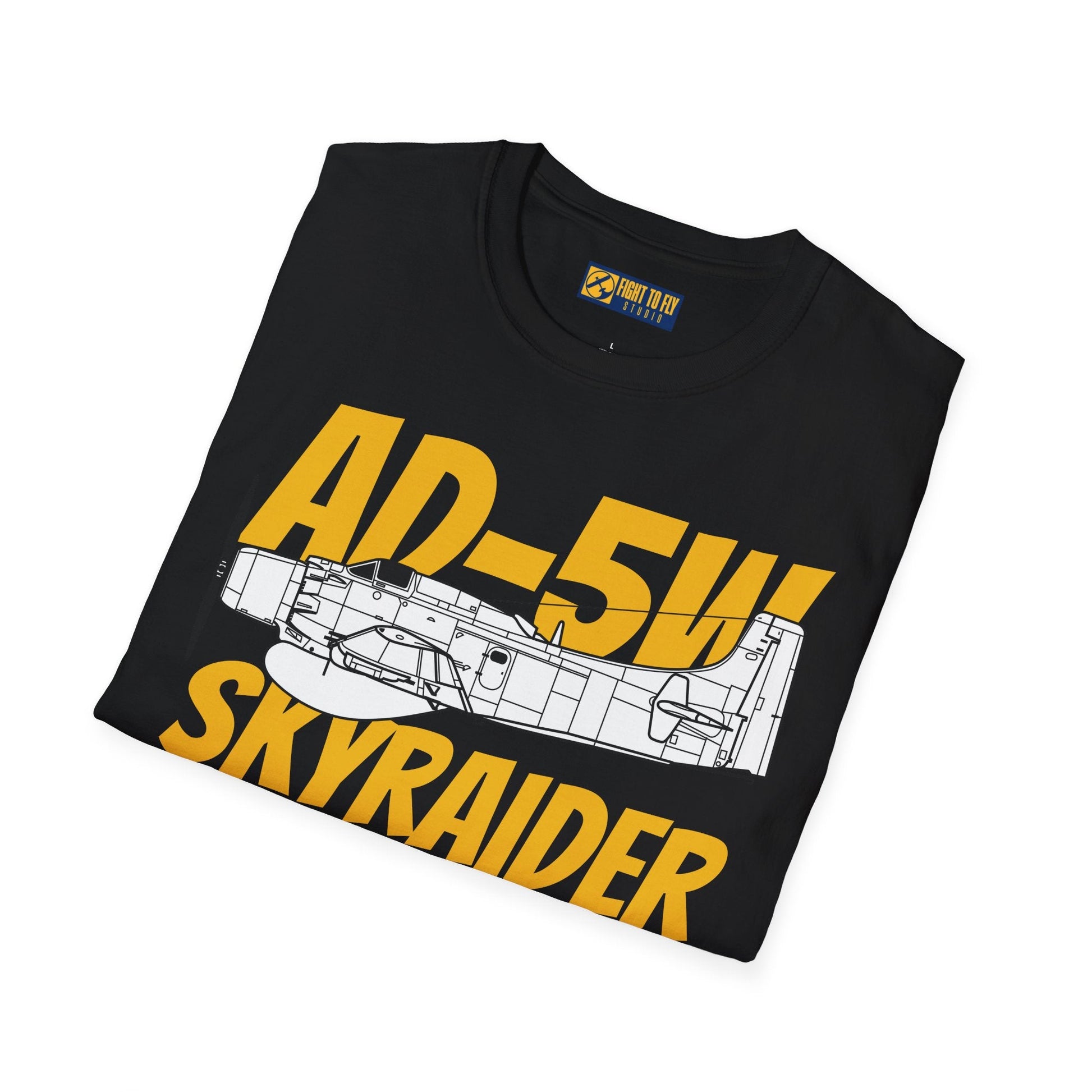 AD-5W Skyraider Side Profile T-Shirt – Early-Warning Navy Variant Tee - Gifts for pilots - Aviation apparel