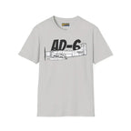 AD-6 Skyraider Side Profile T-Shirt - Pilot gifts - WWII warbird t-shirt