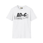 AD-6 Skyraider Side Profile T-Shirt - Pilot gifts - WWII warbird t-shirt