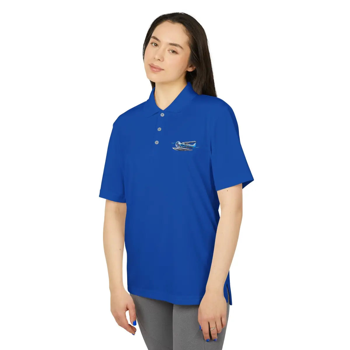 Adidas Unisex Performance Polo - Sportswear Activewear Casual Shirt Golf Outdoor Clothing - T-Shirt - Gifts for pilots