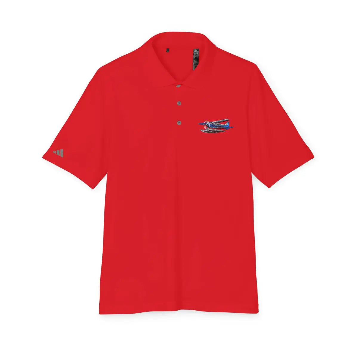 Adidas Unisex Performance Polo - Sportswear Activewear Casual Shirt Golf Outdoor Clothing - T-Shirt - Gifts for pilots