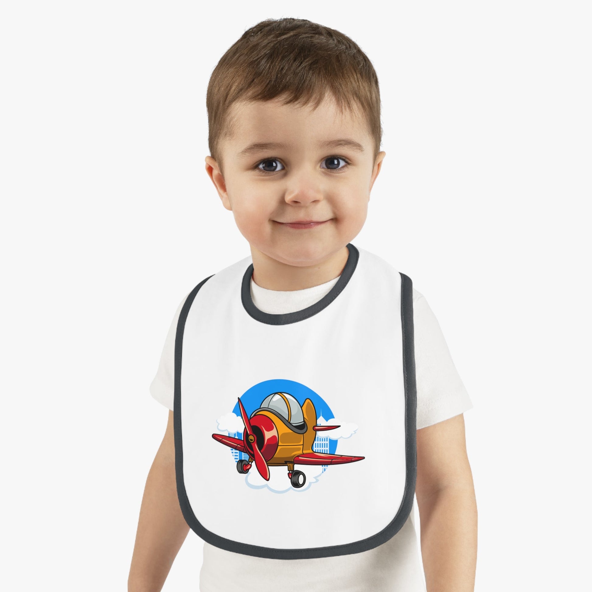 Adorable Airplane Baby Bib - Sport Plane - Kids clothes - Gifts for pilots - Aviation apparel