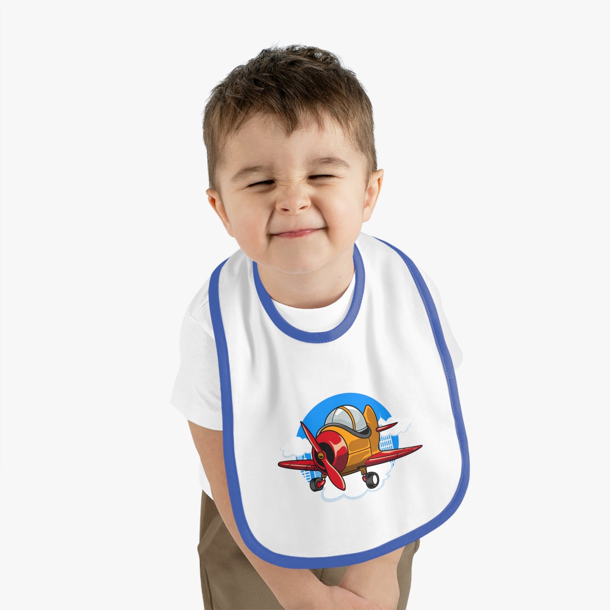 Adorable Airplane Baby Bib - Sport Plane - Kids clothes - Gifts for pilots - Aviation apparel