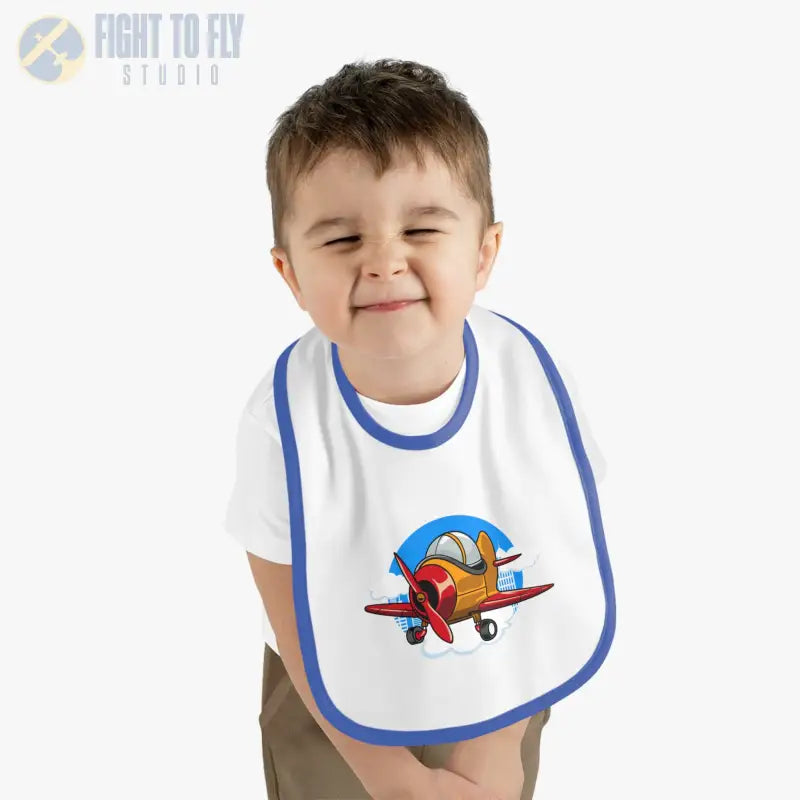 Adorable Airplane Baby Bib - Sport Plane - Kids clothes - Pilot gifts - WWII warbird t-shirt