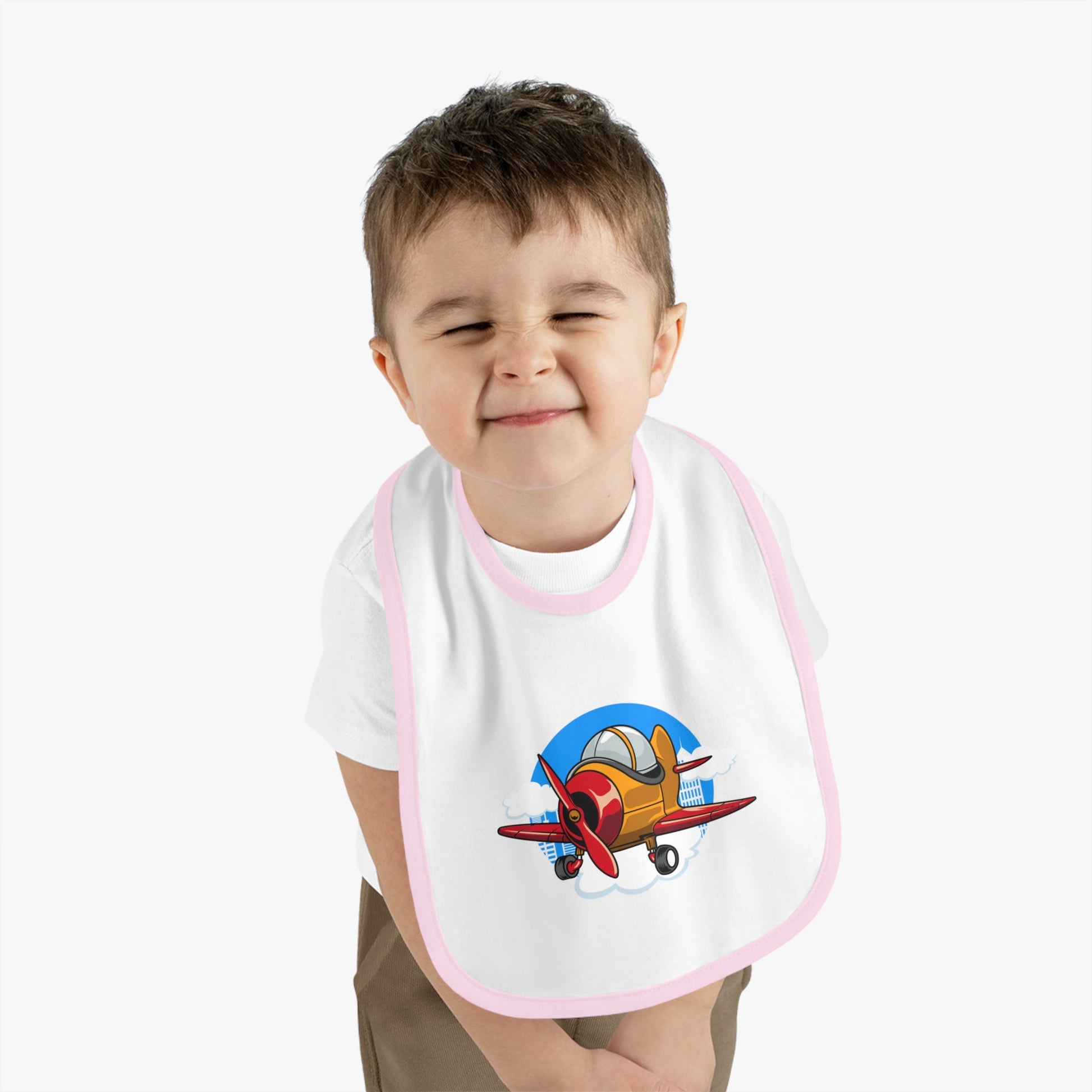 Adorable Airplane Baby Bib - Sport Plane - Kids clothes - Gifts for pilots - Aviation apparel