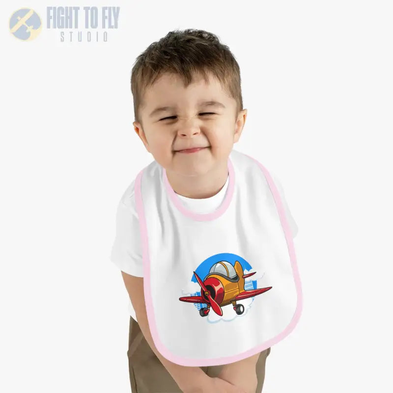 Adorable Airplane Baby Bib - Sport Plane - Kids clothes - Pilot gifts - WWII warbird t-shirt
